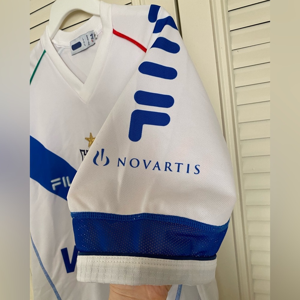 Soccer Jersey 2003 club Velez Argentina FILA Novartis Futbol white Voltaren - Picture 8 of 15